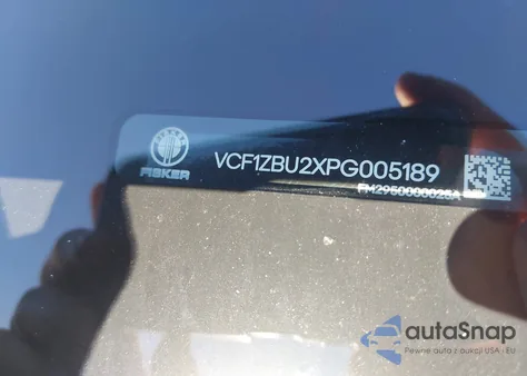 2023 Fisker Ocean One from USA, damaged, VIN VCF1ZBU2XPG005189